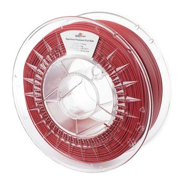 Spectrum Filaments PLA Matt 1.75mm - Red Acetic Polyactide (PLA) Filament, 1kg