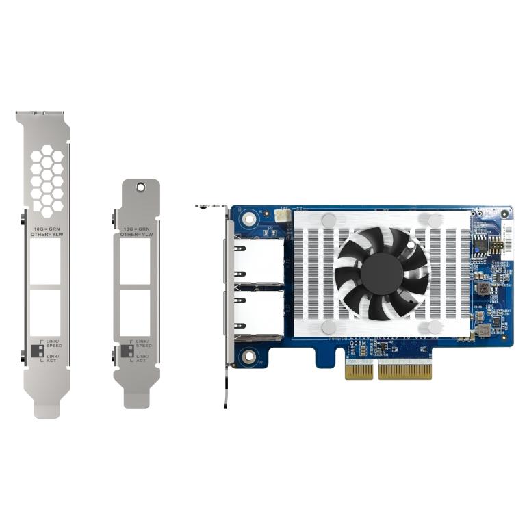 Tarjeta de red Ethernet de 10 Gbps QNAP QXG-10G2T-X710