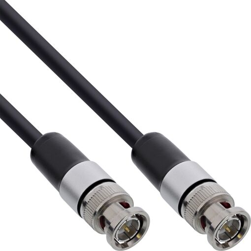 Cable coaxial InLine 10820S BNC 20 m Negro