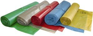 HYGOSTAR Transparent Trash Bag, 120 Liters, LDPE, 45 my Thickness, 700 x 1100 mm, 1 Piece (32321)
