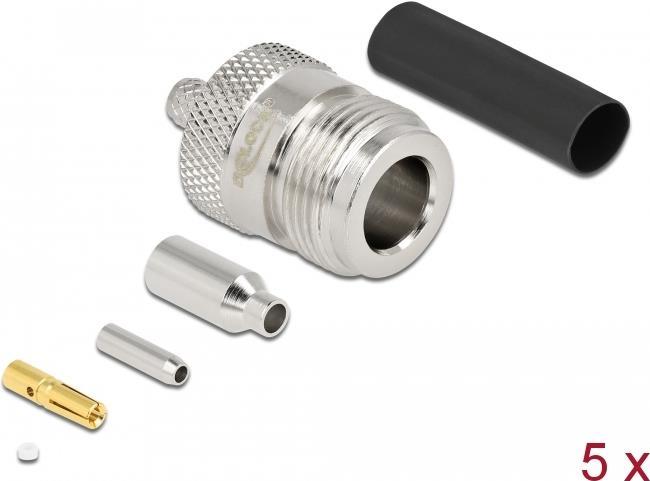 Connecteur crimpé N-Type Delock pour câbles RG-174/RG-316 (90018)
