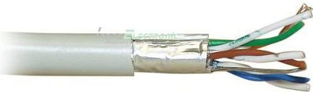 InLine® Cat.5e Patch Cable, Gray, F/UTP, AWG26 CCA, PVC, 100m (72198)