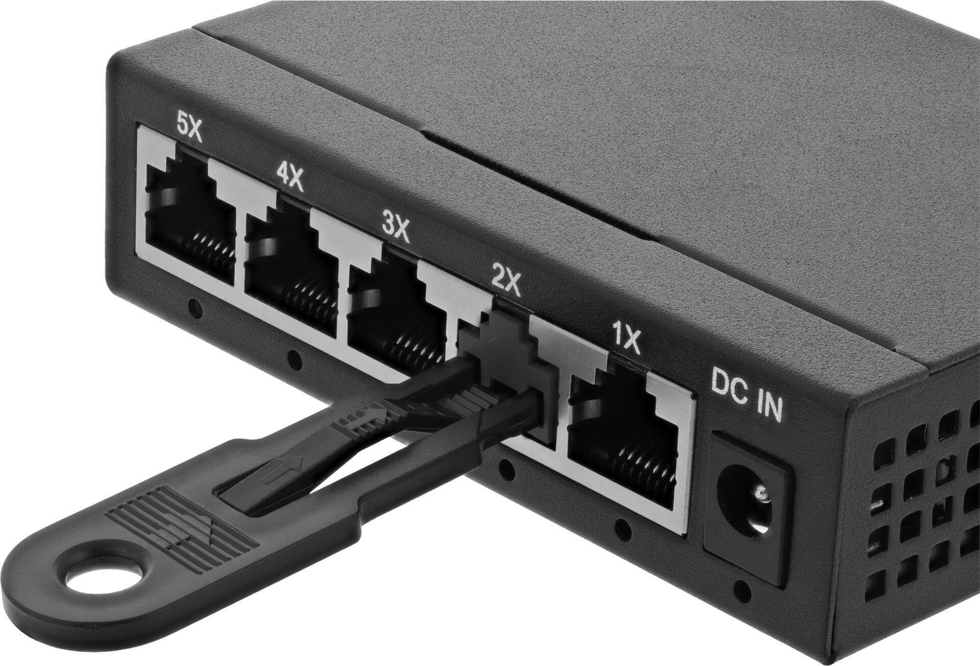 InLine LAN Port Blocker (Pack of 10) - Black