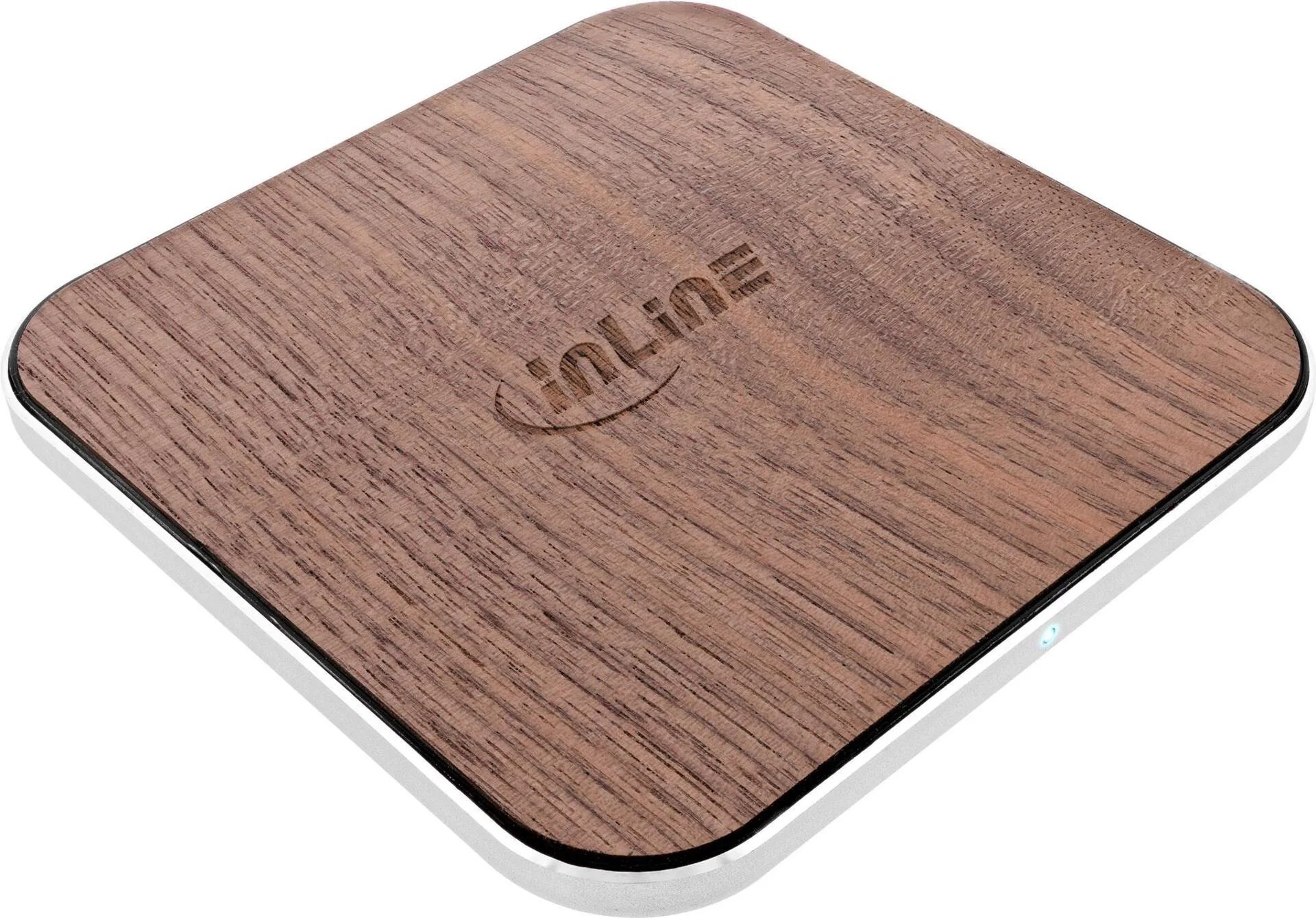 InLine® Qi Wood Charge Wireless Fast Charger
