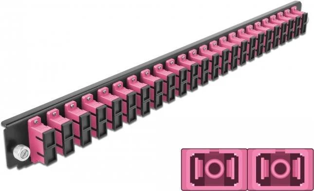 DeLOCK Rack-Mount Fiber Splice Box Front Panel