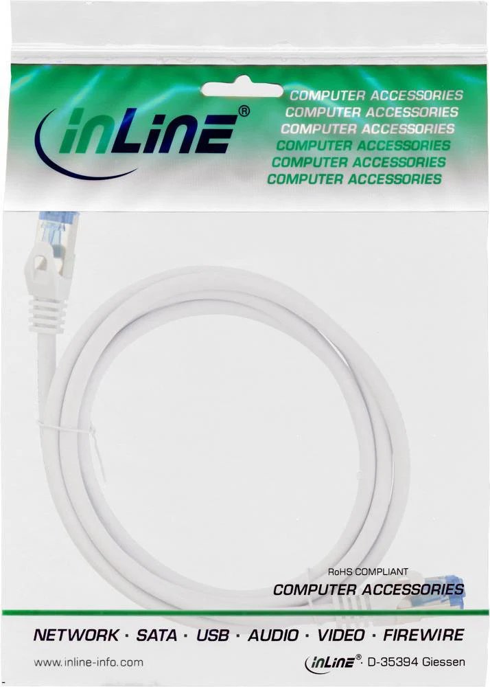 InLine Patch Cable - 40m RJ-45 to RJ-45 SFTP CAT 6a