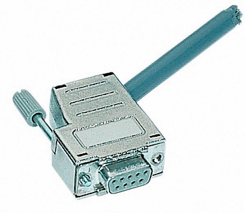Harting D-SUB Housing, 9-Position Connector, Metalized Silver, 180°/45° Configurations