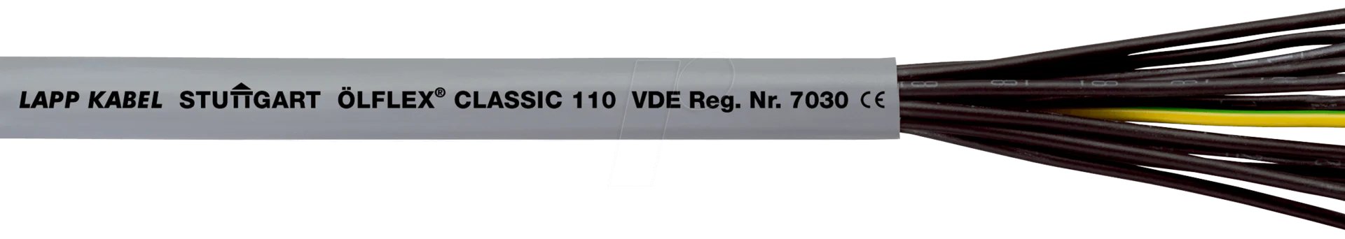 LAPP Classic 110 Control Cable, 7 x 1.5 mm, 50m PE (1119307/50)