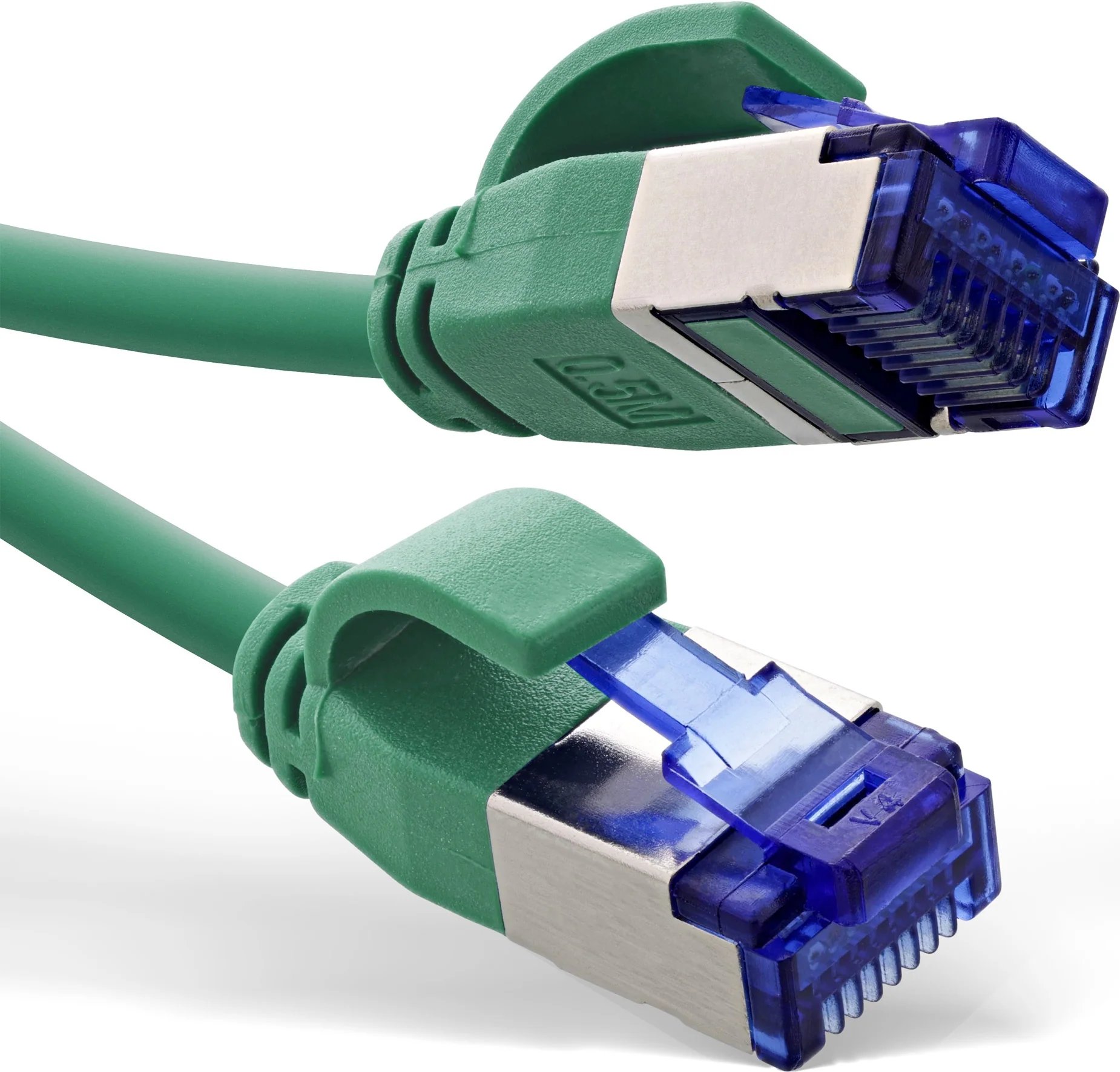 InLine® Patch Cable Slim, Cat.6A, S/FTP, TPE (LSZH), PoE, Green, 20m (74920G)