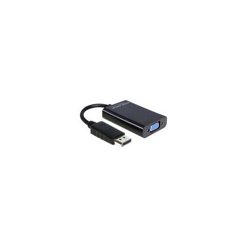 Adaptateur Delock DisplayPort vers VGA, Noir