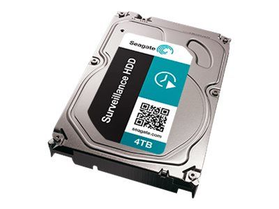 Seagate 4TB Surveillance HDD - Internal Hard Drive - 3.5" - SATA 6Gb/s - 5900 RPM - 64MB Buffer