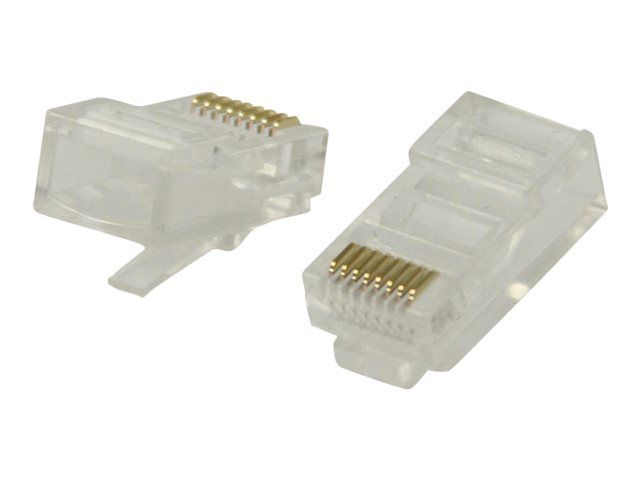Nedis Network Connector - RJ-45 (M) - UTP CAT 5 - Transparent (Pack of 10)
