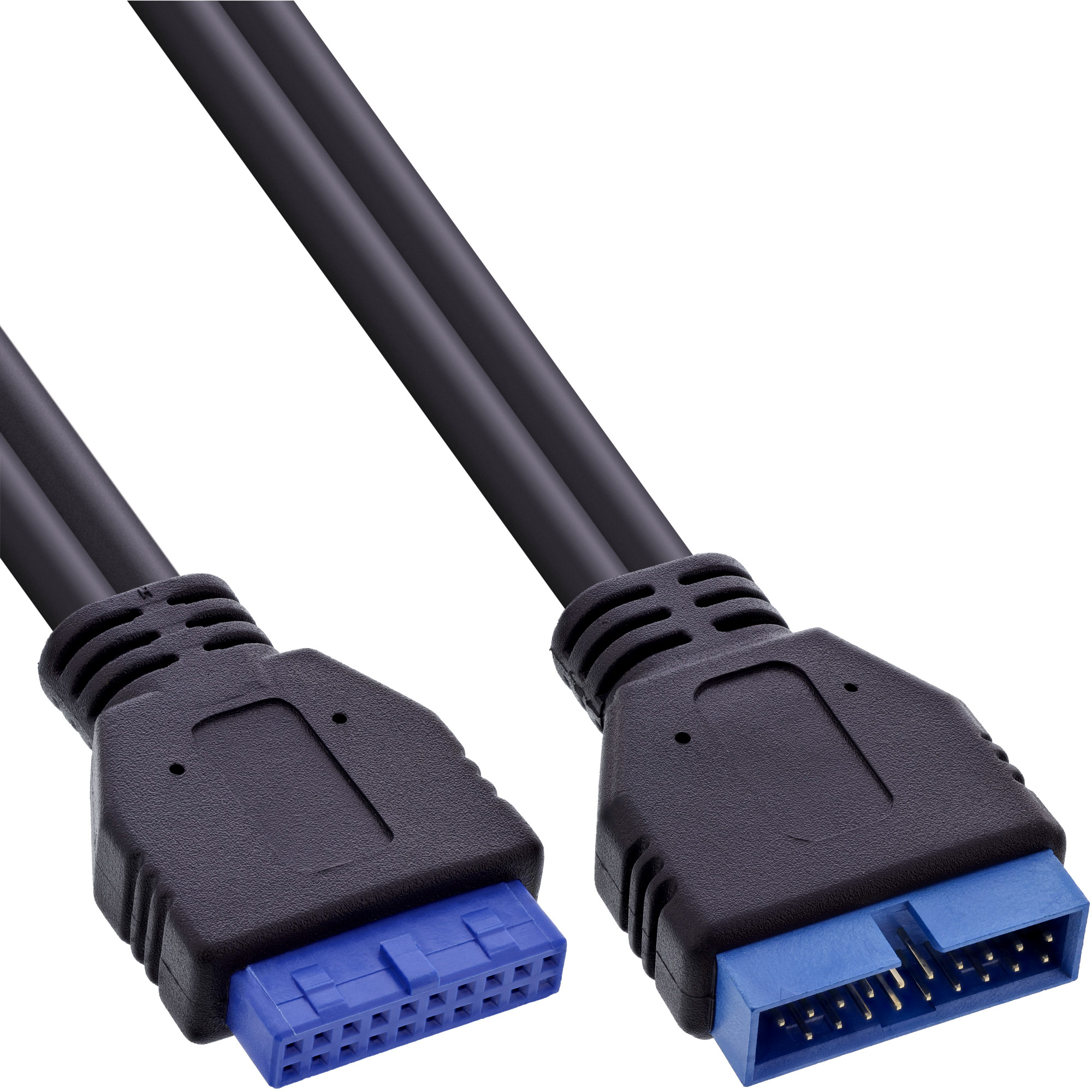 InLine USB Cable 0.35m Black