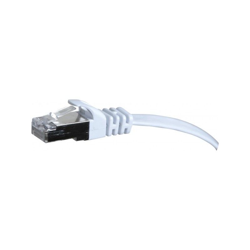 Cable Dexlan plano Cat 6 U/FTP sin enganche - 2 m (Blanco)