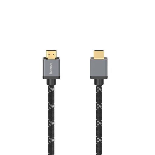 Cable HDMI Hama de alta velocidad, 2 m, metálico, 8K