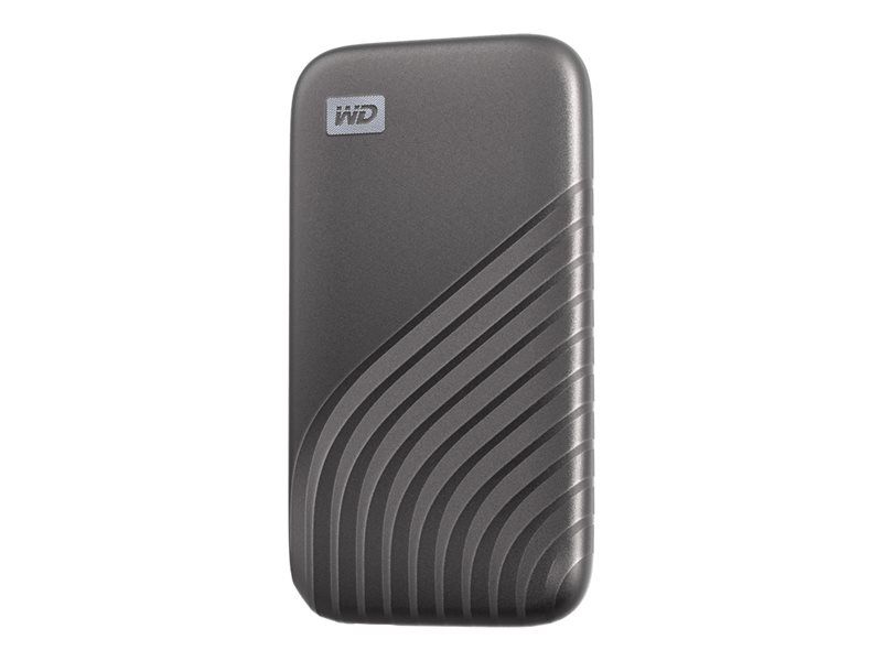 Western Digital My Passport SSD - 4TB - Encrypted - USB-C - 3.2 Gen 2 - AES 256-bit Encryption - Grey