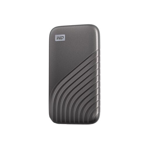 Western Digital My Passport SSD - 4TB - Encrypted - USB-C - 3.2 Gen 2 - AES 256-bit Encryption - Grey
