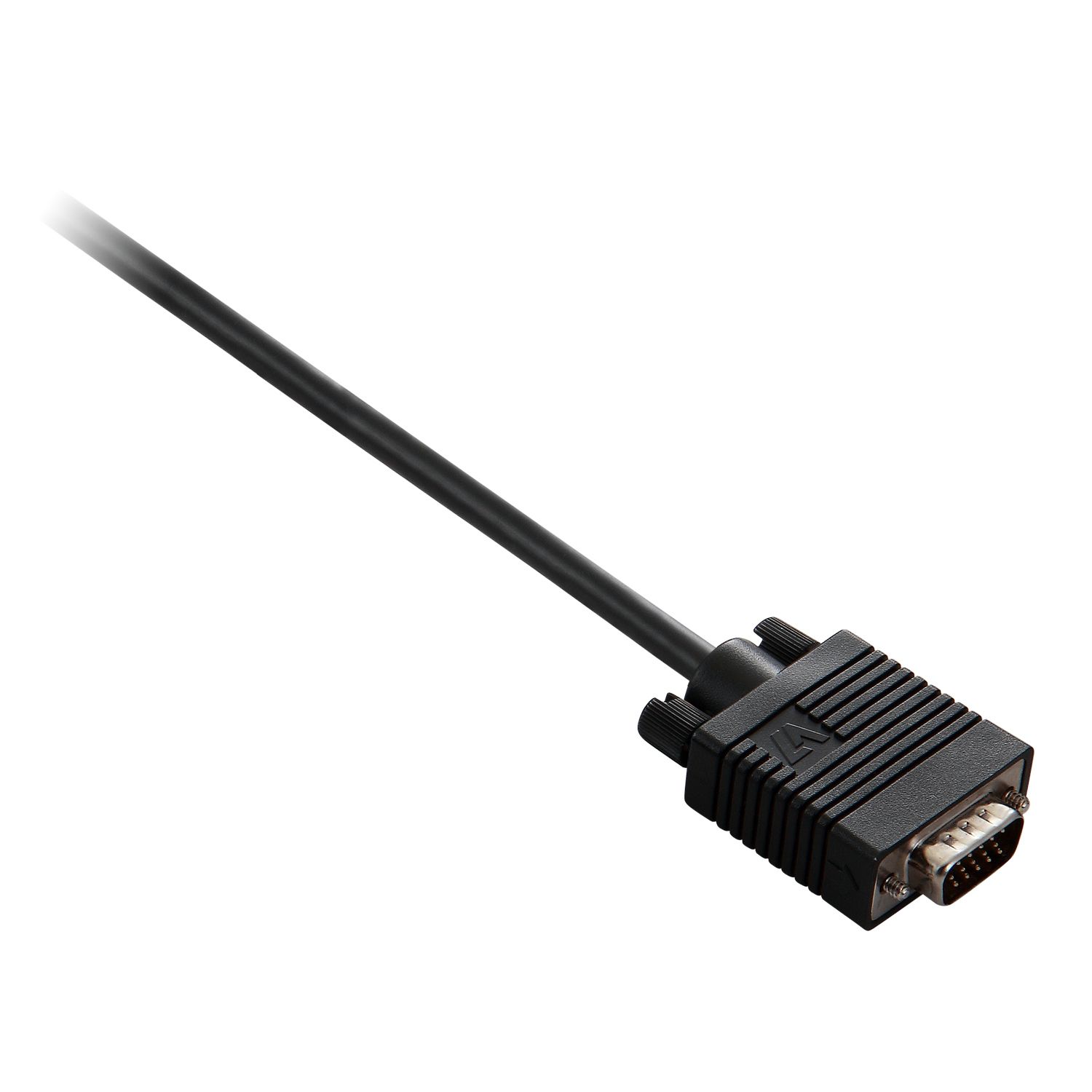 V7 Black 2m Ferrite Core VGA Cable