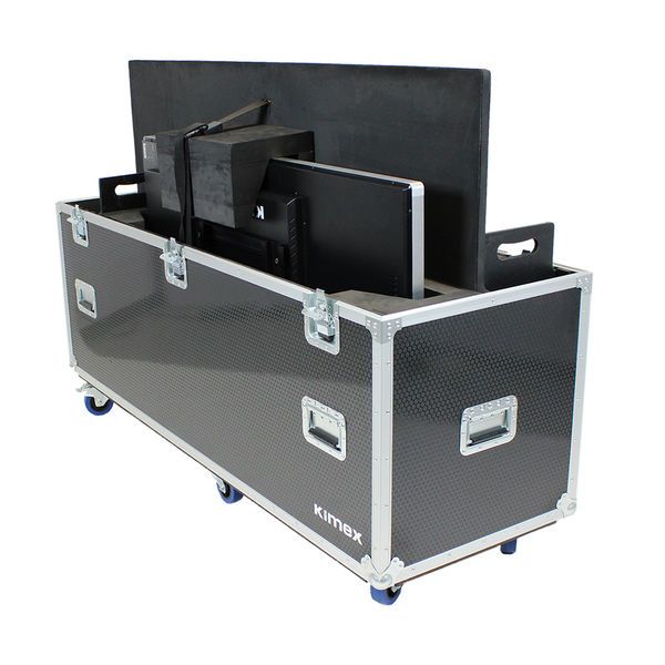 Kimex TV Screen Flight Case (2 Screens, 55''-70'')