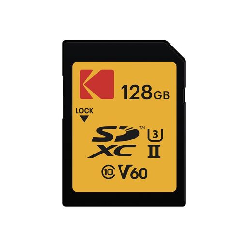 Kodak Ultra Pro SDXC UHS-II Memory Card - 128GB, Class 10 / V60 / U3