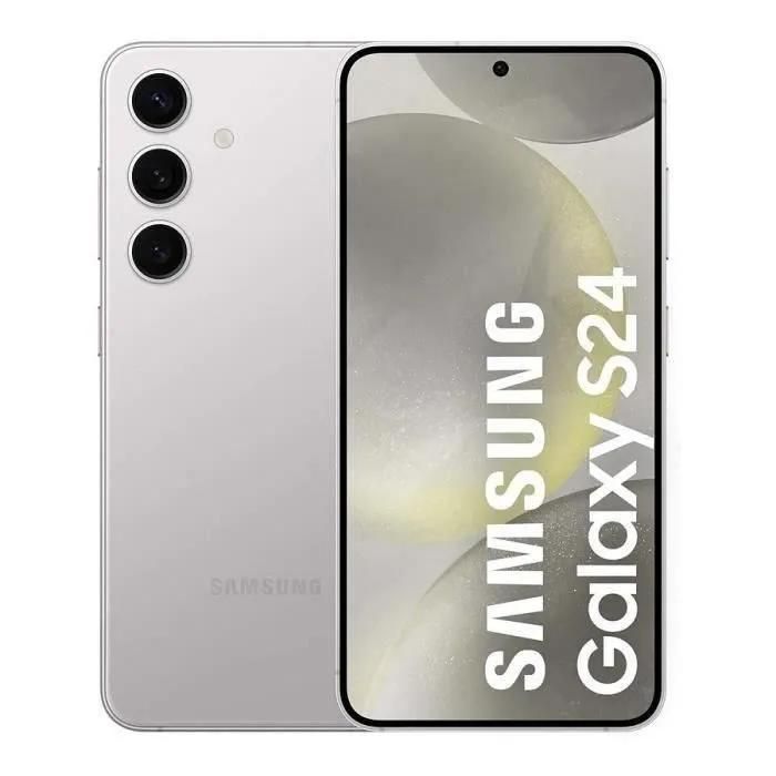 Samsung Galaxy S24 Smartphone 256GB Silver (2024) - Refurbished - Excellent Condition