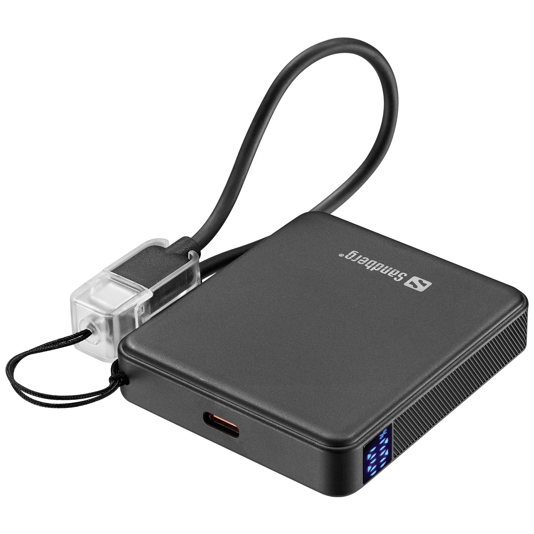 Sandberg 5000mAh Li-Ion Power Bank, Black