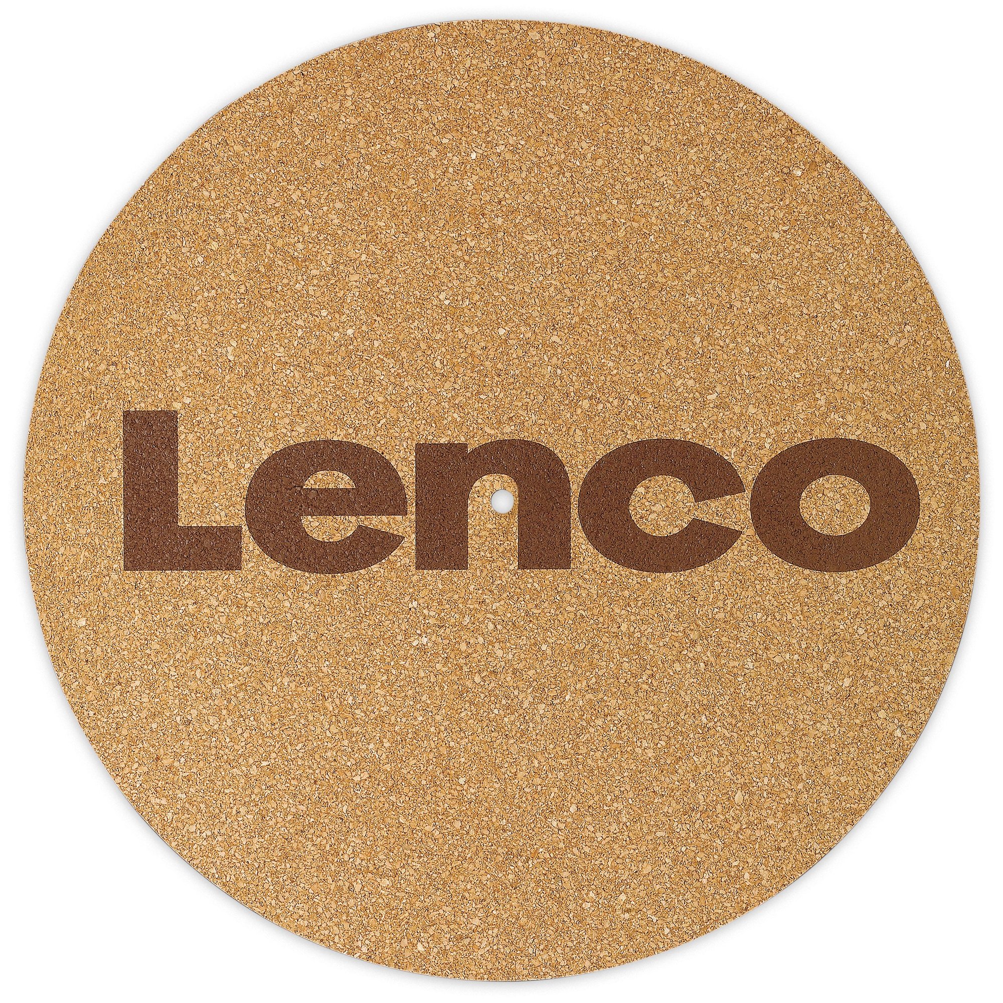 Lenco TTA-030CO - Tapete de vinilo de corcho, para platinas y discos - Protección duradera y natural para tu equipo
