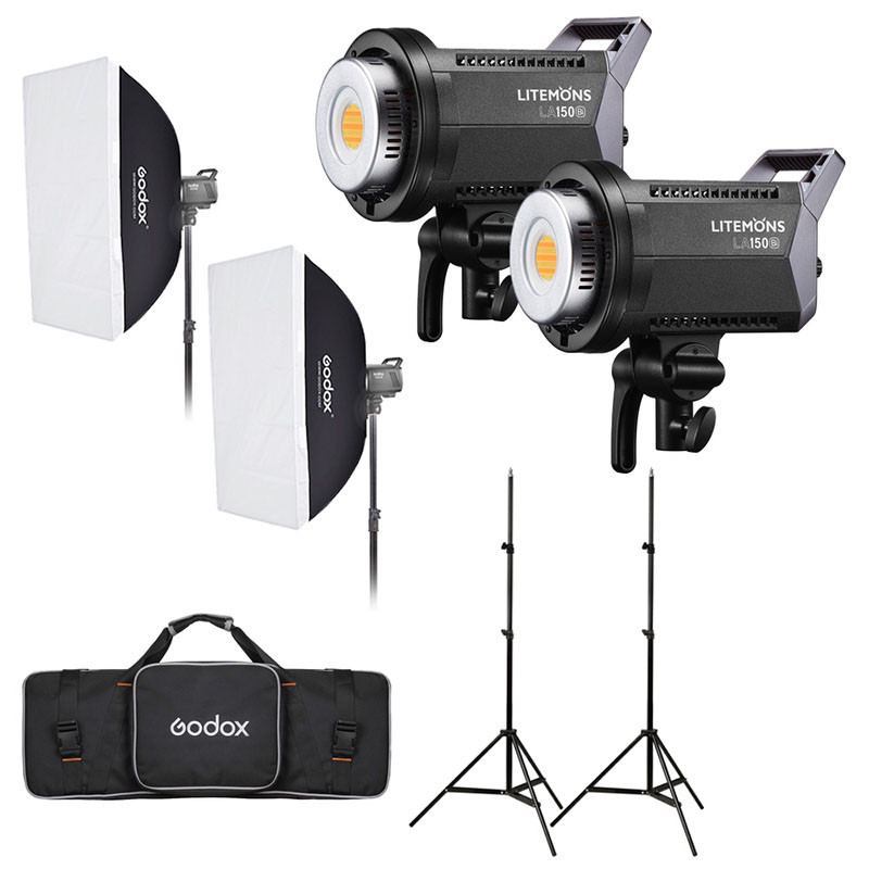Godox LA150Bi Bi-Color LED Light Kit