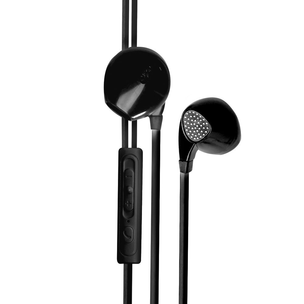 KAORKA In-Ear Headphones with Microphone - Black