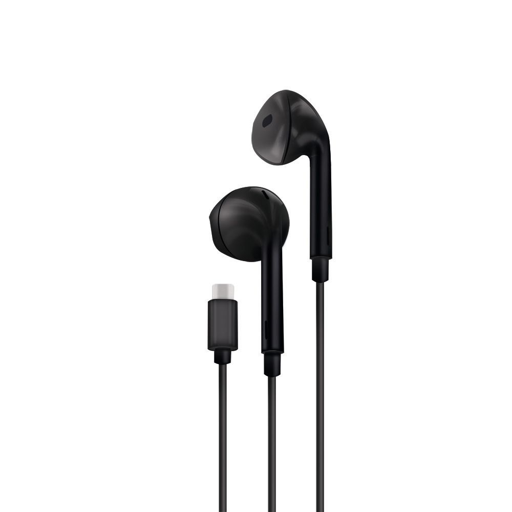 MOOOV USB-C 1.2m In-Ear Earbuds - Black