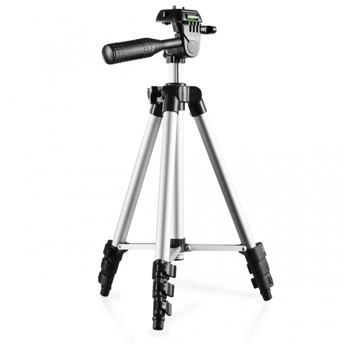 Walimex Pro Travel I Tripod for Digital Cameras, 3 Feet, Black/Silver