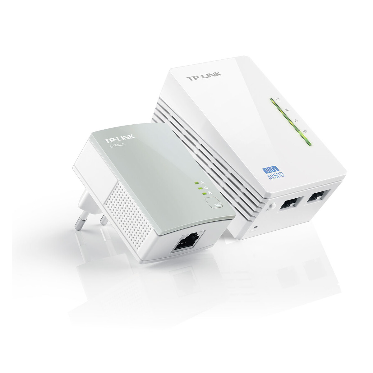 TP-Link TL-WPA4220KIT Home Plug Adapter Kit (500Mbps + 300Mbps, 2 Ports)