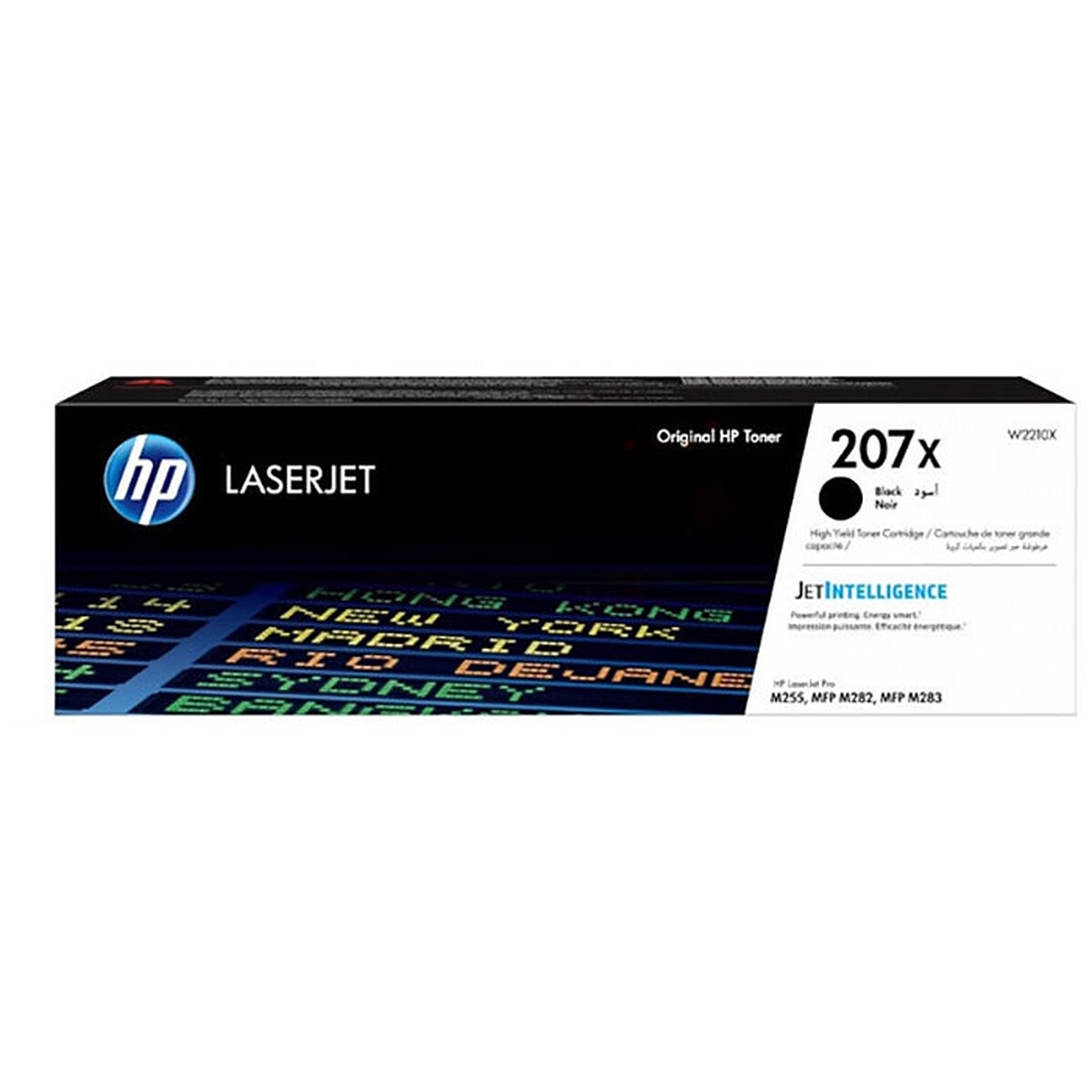 Cartouche HP 207X Noir à Grande Capacité (2450 pages à 5%)