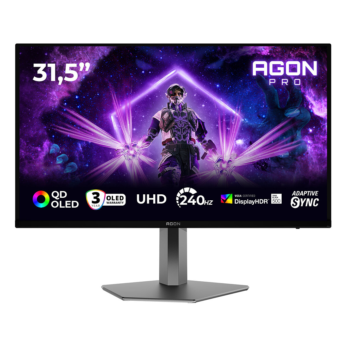 Écran de jeu AOC AG326UZD2 de 31,5 pouces avec technologie OLED