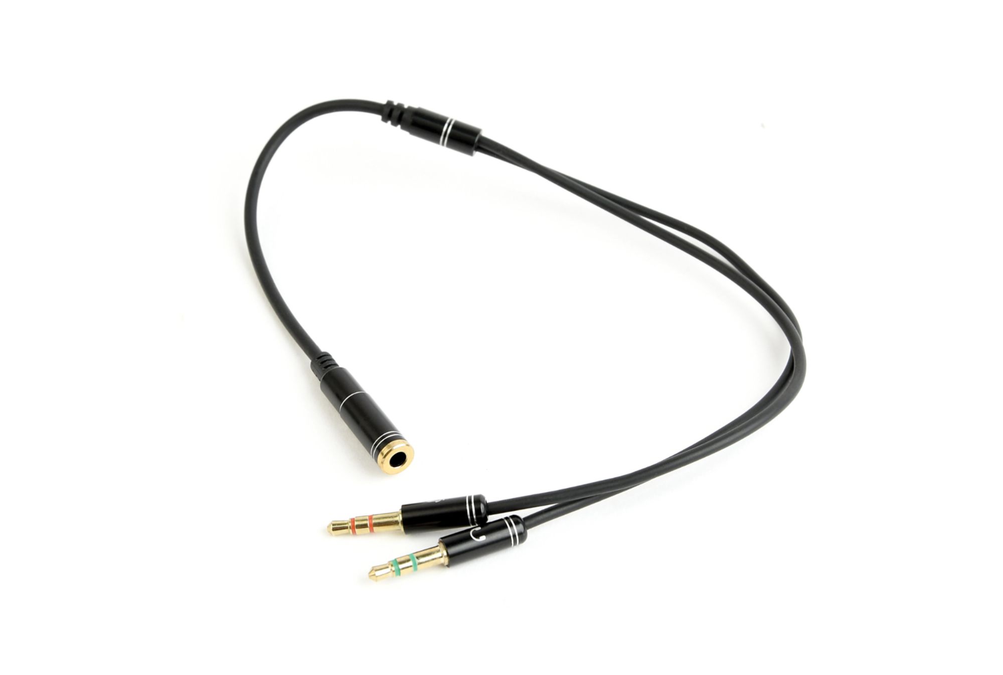 Adaptador de audio estéreo Gembird 3.5 mm mini jack/4 pines