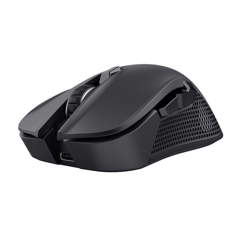 Trust GXT 923 Ybar Wireless Gaming Mouse - 7200 DPI, 69% Recycled - Black