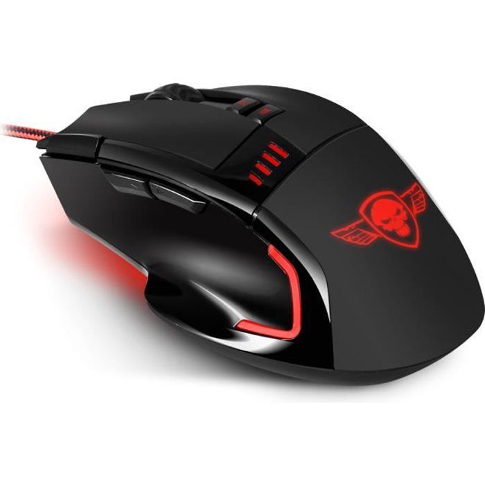 Ratón de juego Spirit Of Gamer PRO-M5 - 8 botones - LED RGB - 3200 DPI