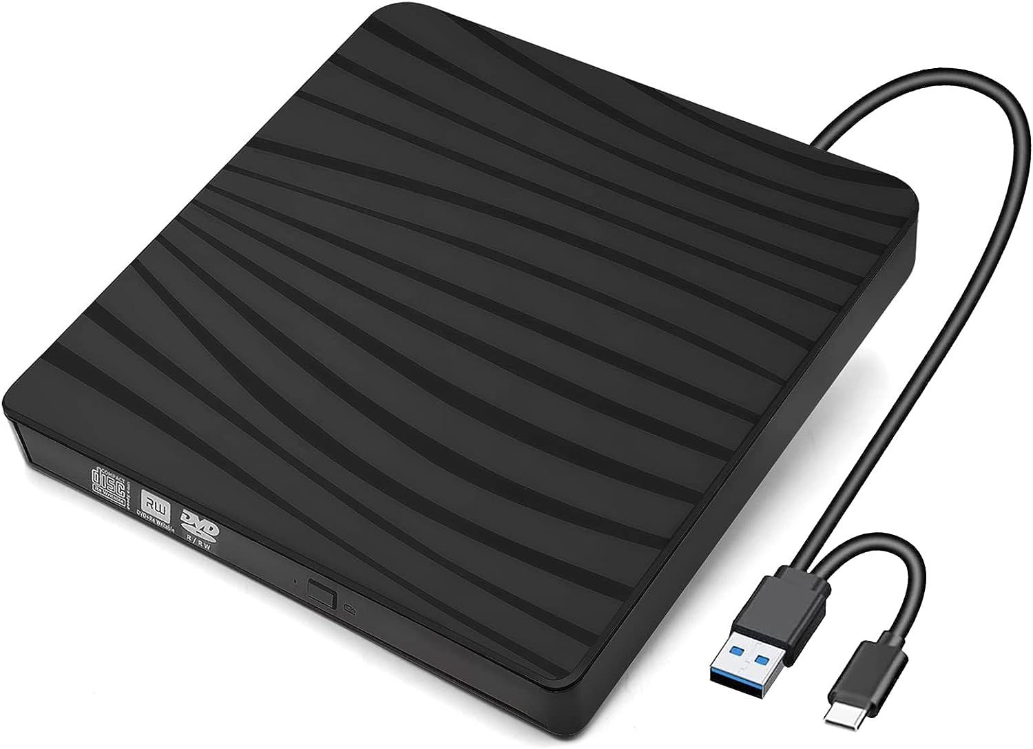 Lector de CD/DVD externo, Grabador USB Tipo-C 3.0