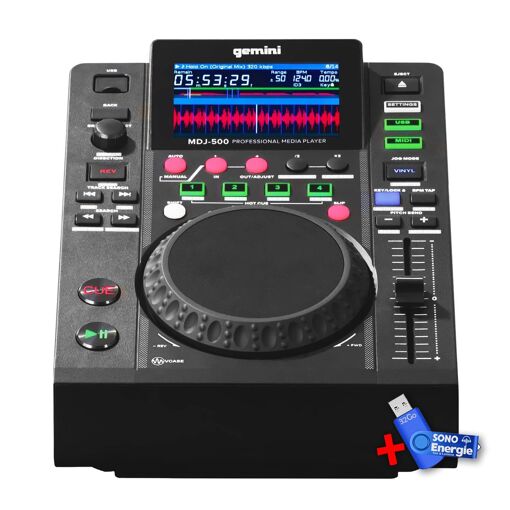 Gemini MDJ-500 USB Media Player with 32GB Key