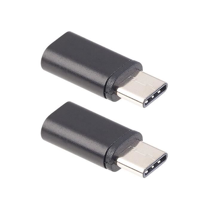 Pearl 2-in-1 USB Adapter (Micro USB to USB-C)