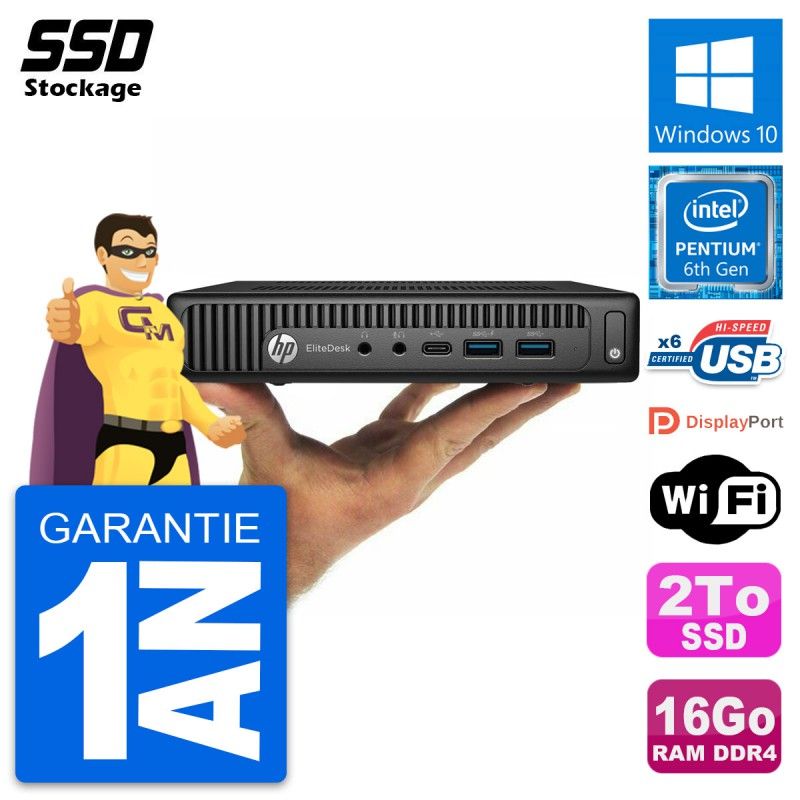 HP Ultra Mini PC 800 G2 DM