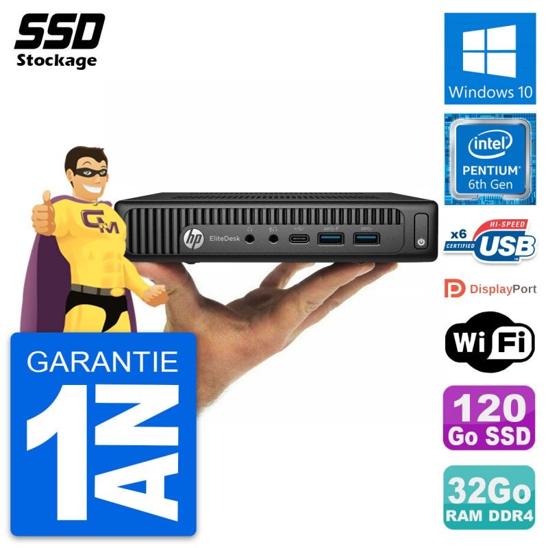 HP Ultra Mini PC 800 G2 DM