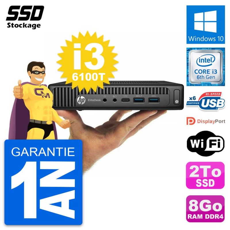 HP EliteDesk 800 G2 Mini PC