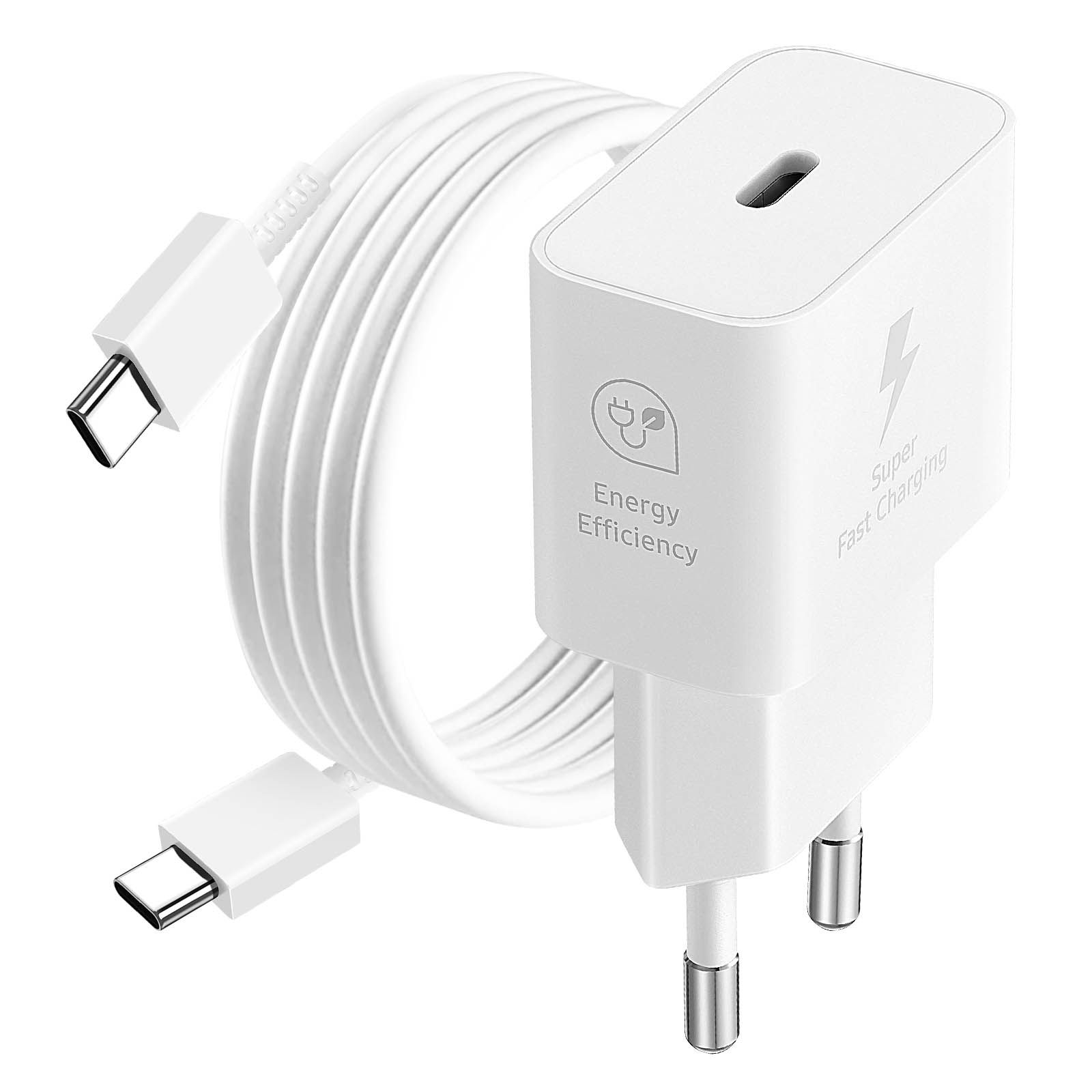 Adaptateur secteur Samsung 25W USB-C GaN + Câble