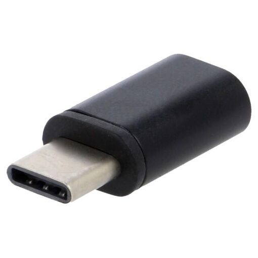 Adaptateur ADNAuto USB 2.0 Micro B vers USB C - Noir