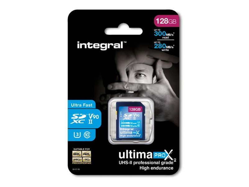 Integral UltimaPro X2 128GB Flash Memory Card