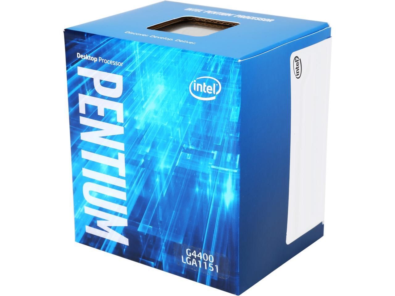 Intel Pentium G4400 - Procesador de escritorio dual core de 3.3 GHz con gráficos Intel HD 510