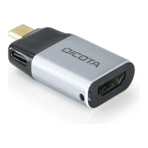Adaptador de vídeo Dicota USB-C a HDMI - Plata