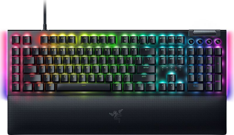 Razer Blackwidow V4 X - Interruptor verde, disposición estadounidense