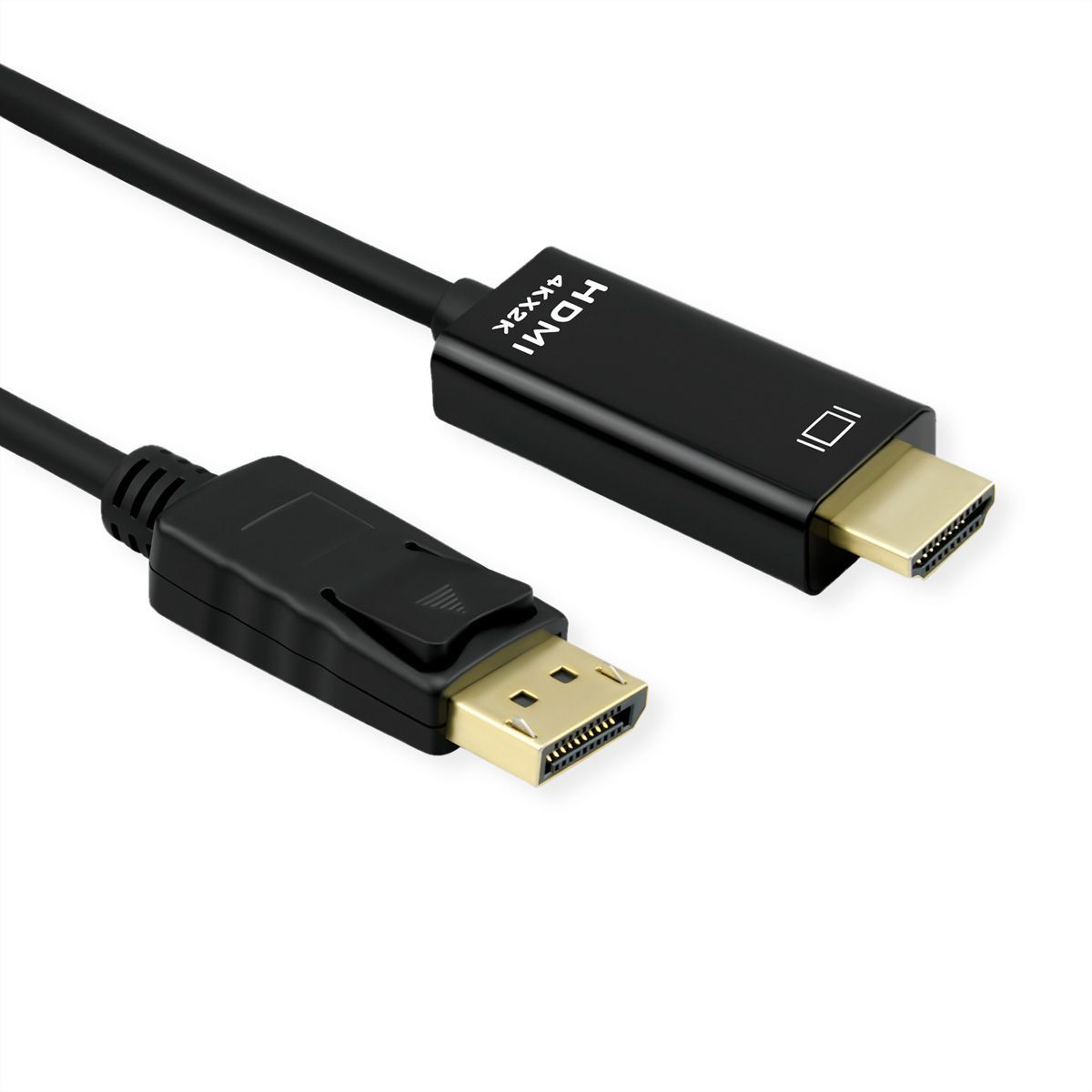 Roline DisplayPort to HDMI Cable, 3m, Black (10 Pack)
